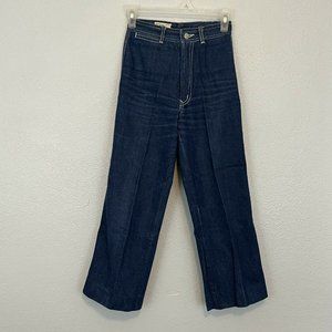 Vintage Organically Grown by Arpeja Cropped Straight Leg High Rise Jeans Size 5